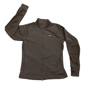 NIKE Women's Black Full-Zip Active Jacket